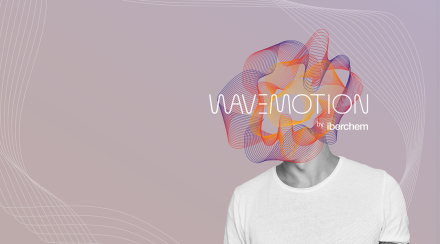 Wavemotion Logo. The neuroscience of scent. La neurociencia del aroma - Iberchem